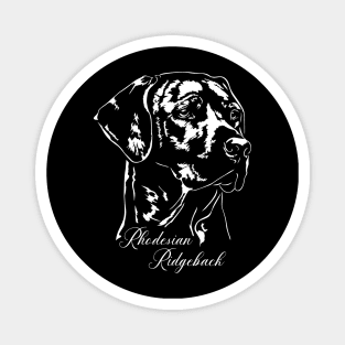 Rhodesian Ridgeback dog lover portrait Magnet